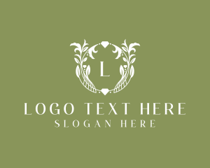 Vlog - Floral Diamond Jewelry Boutique logo design