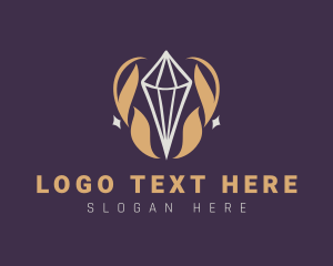 Crystals - Deluxe Jewelry Boutique logo design