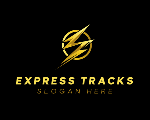 Thunder Bolt Express logo design