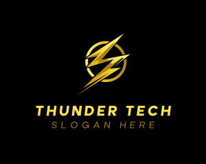 Thunder Bolt Express logo design