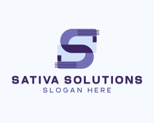 Software Programmer Letter S logo design