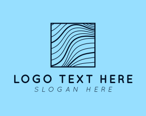 Abstract - Abstract Wave Square logo design