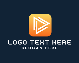 Digital - Digital Media Triangle logo design