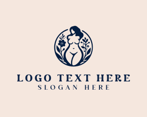 Spa - Sexy Woman Beauty logo design