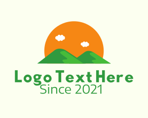 Landmark - Outdoor Mountain Trek logo design