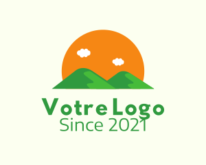 Camping - Outdoor Mountain Trek logo design