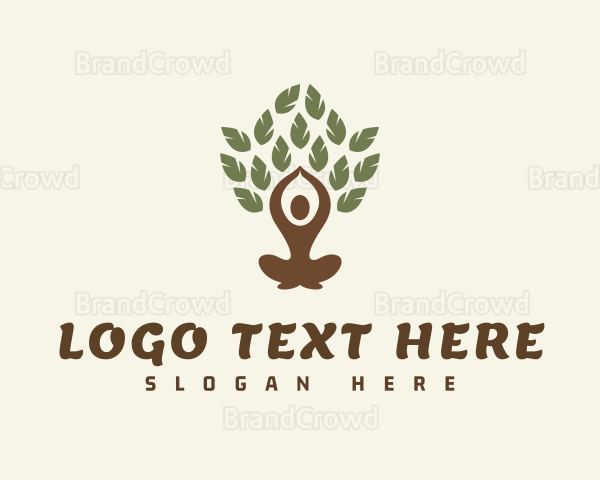 Spiritual Yoga Tree Logo