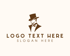 Fashion - Gentleman Attire Hat logo design