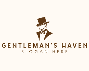 Gentleman Attire Hat logo design