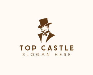 Gentleman Attire Hat logo design