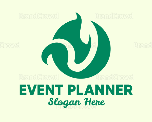Green Natural Plant Logo