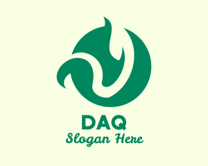 Green Natural Plant  Logo