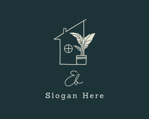 Clinic - Modern Plant House logo design