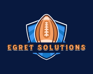 Football Athlete Varsity logo design