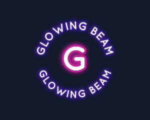  Neon Nightlife Glow logo design