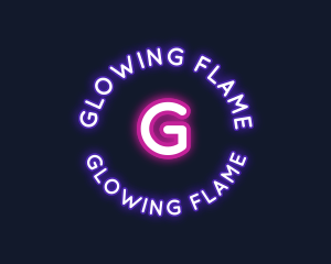  Neon Nightlife Glow logo design