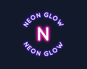  Neon Nightlife Glow logo design