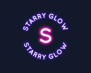  Neon Nightlife Glow logo design