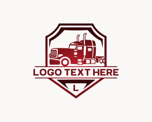 Delivery - Freight Delivery Vehicle logo design