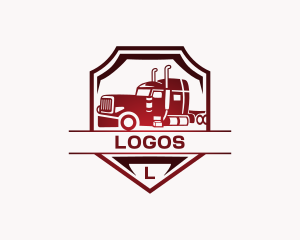 Freight Delivery Vehicle Logo