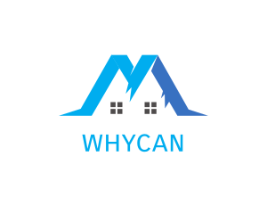 Blue - Blue Mountain House logo design