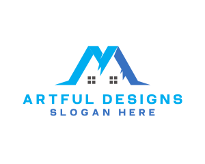 Blue Mountain House logo design