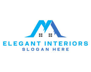 Blue Mountain House logo design