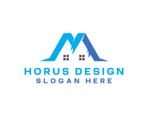 Blue Mountain House logo design