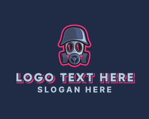 Gas Mask - Gas Mask Gaming logo design