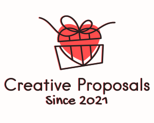 Proposal - Romantic Heart Box logo design