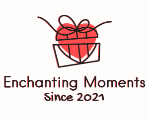 Romantic Heart Box logo design