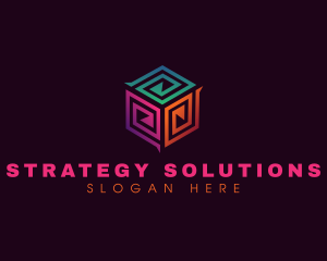 Consultant - Cube Tech Consultant logo design