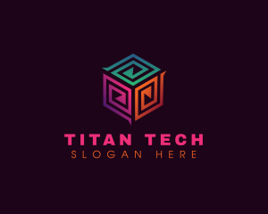 Cube Tech Consultant logo design