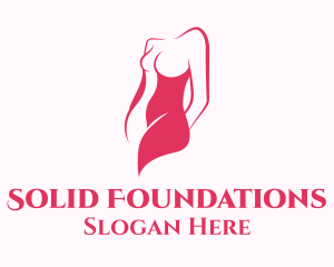 Elegant Woman Body Logo