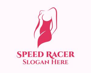 Elegant Woman Body Logo