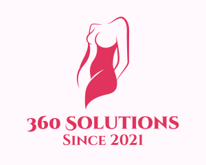 Elegant Woman Body logo design