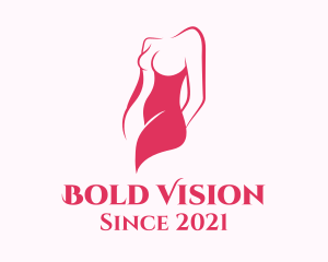 Elegant Woman Body logo design