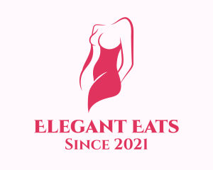 Elegant Woman Body logo design