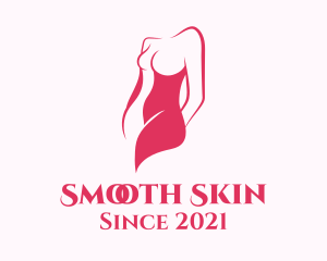 Waxing - Elegant Woman Body logo design