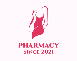 Elegant Woman Body logo design