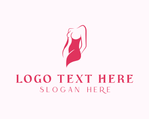 Elegant Woman Body logo design