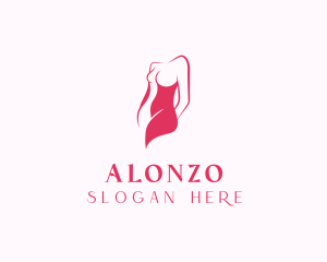 Elegant Woman Body logo design