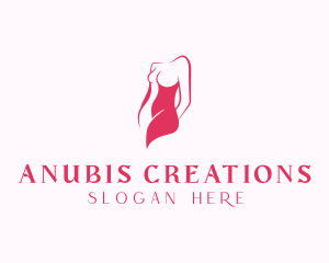 Elegant Woman Body logo design