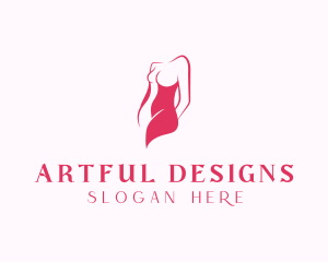 Elegant Woman Body logo design