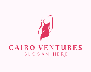 Elegant Woman Body logo design