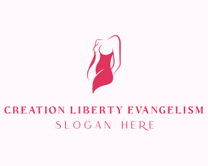 Elegant Woman Body logo design