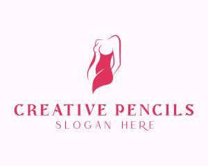 Elegant Woman Body logo design