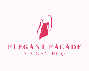 Elegant Woman Body logo design