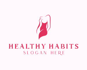 Elegant Woman Body logo design