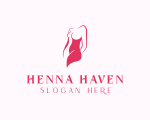 Elegant Woman Body logo design